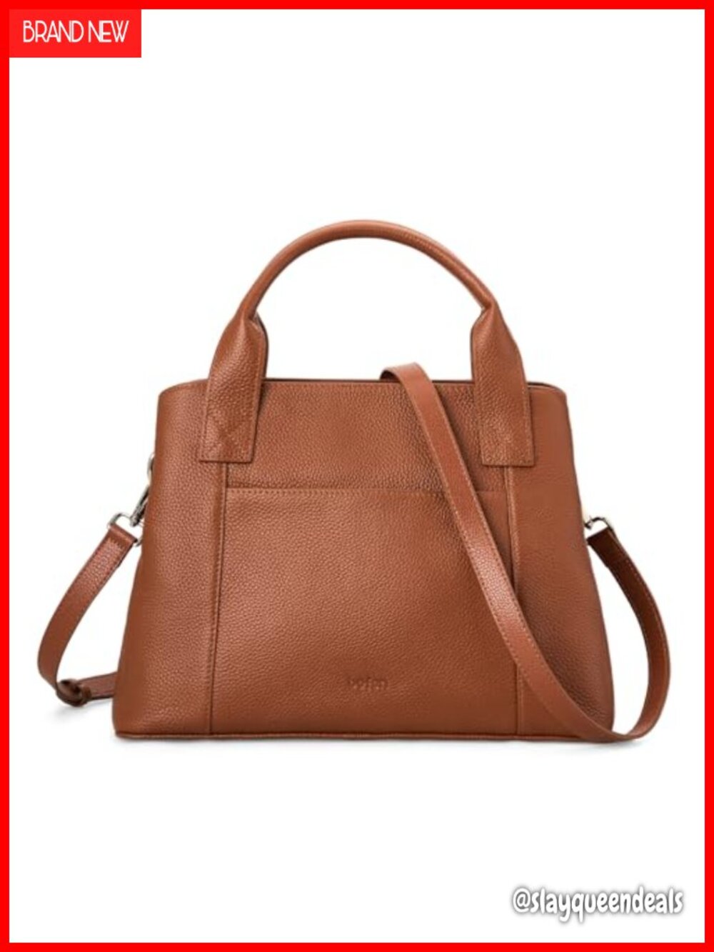 Genuine Leather Satchel Tote Crossbody Bag Women